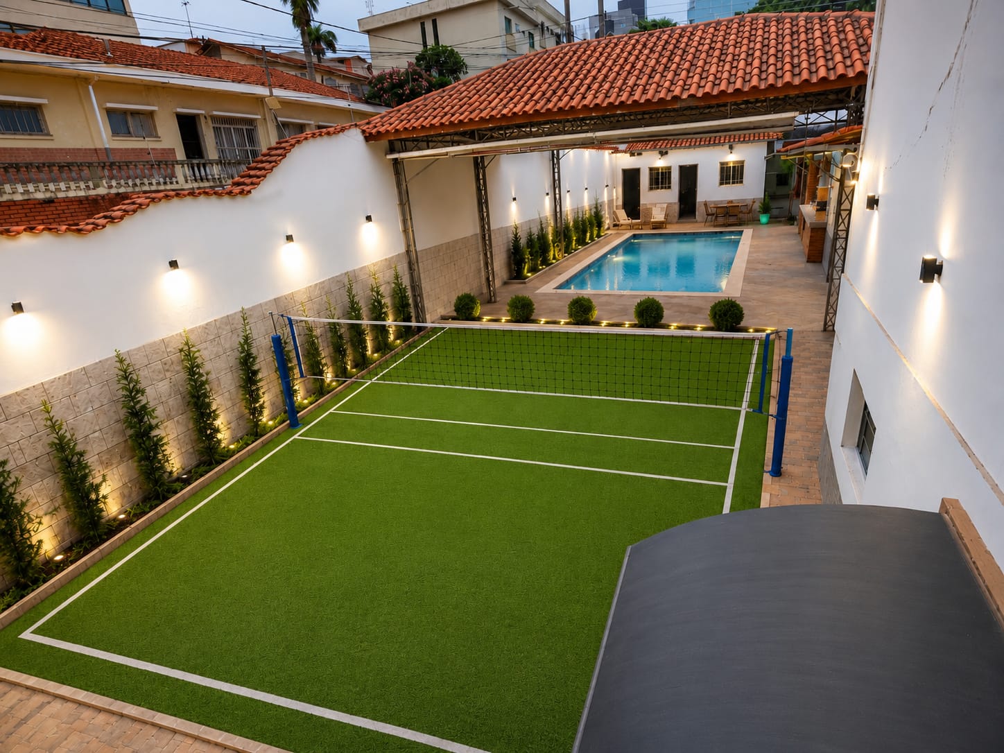 Piscina e Quadra